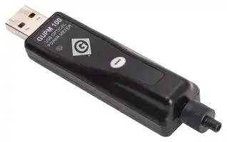 GUPM100-04: Power Meter, USB, Optical, 2.5 mm Adapter, 95 mm x 19 mm x 19 mm, +23dBm