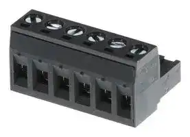 39530-0006: 5.08MM EURO PLUG RA BLK 6CKT