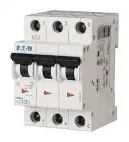 FAZ-B2/3: Thermal Magnetic Circuit Breaker, B Curve, FAZ, 2 A, 3 Pole, 400 V, DIN Rail
