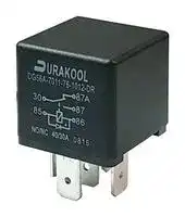 DG56A-7011-76-1012-DR: Automotive Relay, IP54, 12 VDC, 40 A, SPDT, Plug In, Quick Connect, DG56A Series