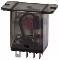 K10P-11DT5-12: Power Relay, DPDT, 12 VDC, 15 A, K10 Series, Bracket, Non Latching