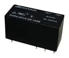 DX84-2012-35-1024: Power Relay, IP67, DPDT, 24 VDC, 12 A, DX84 Series, Through Hole, Non Latching