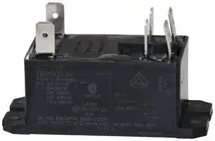 T92P7A22-24: Power Relay, DPST-NO, 24 VAC, 40 A, T92 Series, Panel Mount, Non Latching