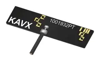1001932PT-AC10L0025: RF Antenna, 5.925 to 7.125GHz, Bluetooth/Wi-Fi 6E/WLAN/Zigbee, Adhesive/MHF4L Connector, 25mm Cable