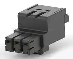 2336488-3: Terminal Block, Socket, 5 mm, 3 Ways, 16 A, 300 V, Through Hole Vertical