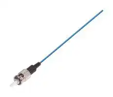 FPT9OM1-ST-BLU-1: Fibre Optic Cable, Multimode, 1 Fibre, 62.5µm/125µmDia, ST-Free End, 1m
