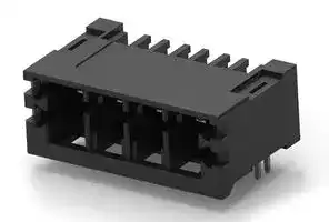 2336490-4: Terminal Block, Header, 5 mm, 4 Ways, 16 A, 300 V, Through Hole Right Angle