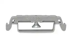 209-123: Accessory, Gray, Wago 209 Series DIN-35 Rail Mount Terminal Blocks, Mounting Foot, 209 Series