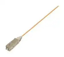 FPT9OM3-SC-ORG-1: Fibre Optic Cable, Multimode, 1 Fibre, 50µm/125µmDia, SC Simplex-Pigtail, 1m