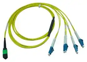 885366803: Fibre Optic Cable, Singlemode, 12 Fibres, 9µm / 125µm, MPO to LC Duplex (4), 3 m