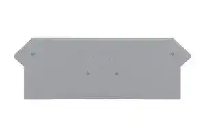 280-316: Accessory, Grey, Wago 280 Series Rail Mount Terminal Blocks, End and Intermediate Plate, 280 Series