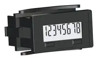 6320-0000-0000: Panel Mount Timer, 0.1 s, 9999999.9 h, 22.6 mm, 45.5 mm
