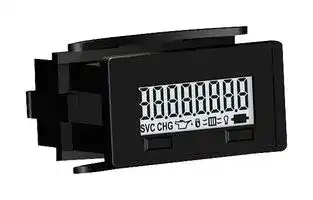 6320-0600-0000: Panel Mount Timer, 0.1 s, 0.01 h, 22.6 mm, 45.5 mm