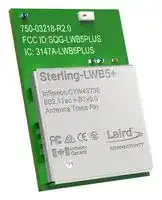 453-00047C: WLAN Module, Wi-Fi+Bluetooth, Dual-Band 2.4GHz & 5GHz, SDIO, UART, Sterling LWB5+, Trace Pin