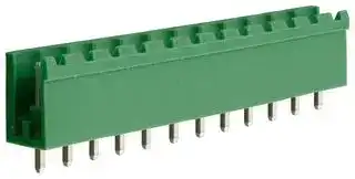 CTBP9300/12AO: Terminal Block, Open Ended, Header, 5 mm, 12 Ways, Through Hole Vertical