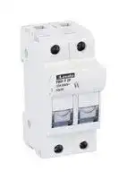 FB01F2P: Fuse Holder, DIN Rail Mount, 32A, 690VAC, 2 Fuse, 10mm x 38mm