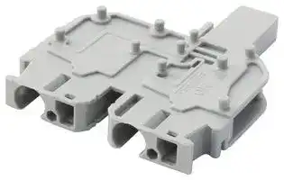 SCP-PTD2.5/1RGREY: Accessory, IMO SCP Series DIN Rail Terminal Blocks, Modular Composition Plug, SCP