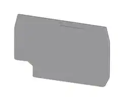 EPSCP2.5GREY: Accessory, IMO SCP Series DIN Rail Terminal Blocks, End Plate, SCP