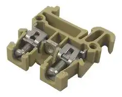 AKZ 1.5: DIN Rail Mount Terminal Block, 2 Ways, 22 AWG, 14 AWG, 1.5 mm², Screw, 17.5 A