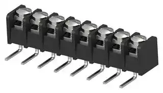 1546462-8 .: Panel Mount Barrier Terminal Block, 1 Row, 8 Ways, 22 AWG, 12 AWG, 8.26 mm, 20 A