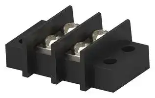 1546671-2 .: Panel Mount Barrier Terminal Block, 2 Row, 2 Ways, 22 AWG, 14 AWG, 11.1 mm, 25 A