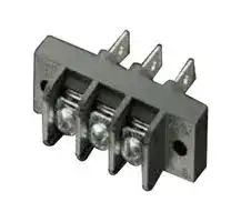8PCV-03-006.: PCB Mount Barrier Terminal Block, 11.13 mm, 1 Row, 3 Ways, 18 AWG, 10 AWG, 30 A