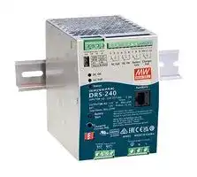 DRS-240-24: AC/DC DIN Rail Power Supply (PSU), Built-in MODBus, ITE & Industrial, 1 Output, 240 W, 24 V, 10 A