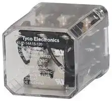 KUP-14A15-120: Power Relay, 3PDT, 120 VAC, 10 A, KUP Series, Socket, Non Latching