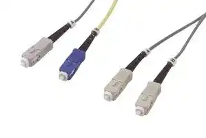 MCSC-SC-02: Fibre Optic Cable, Multimode, 2 Fibres, 62.5µm/125µmDia, SC-SC Duplex, 2m
