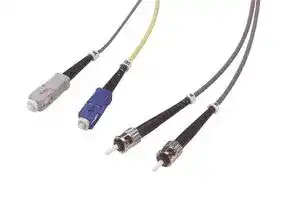 MCST-SC-04: Fibre Optic Cable, Multimode, 2 Fibres, 62.5µm/125µmDia, ST-SC Duplex, 4m