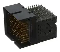 2102317-1: Connector, Right Angle, Fortis Zd Series, 90 Contacts, 1.9 mm, Header, Press Fit, 9 Rows