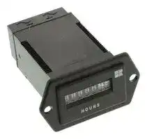711-0130: Panel Mount Timer, 103.5 VAC, 126.5 VAC, 0 s, 99999.99 h, 2.1 mm, 36.8 mm