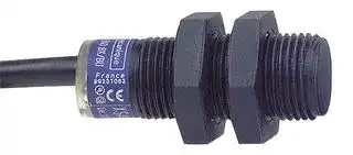 XS4P12NA340: Inductive Proximity Sensor, Cylindrical, OsiSense XS, M12, 4 mm, SPST-NO, 12 to 24 Vdc, Pre-wired