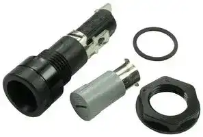 BK/HTB-52I-R: FUSE HOLDER, 6.3 X 32MM, PANEL MOUNT