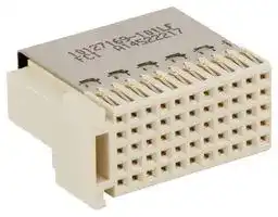 10127169-101LF: Connector, FCI Millipacs Series, 55 Contacts, Receptacle, Press Fit, 5 Rows