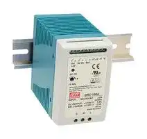 DRC-100A: AC/DC DIN Rail Power Supply (PSU), ITE, 2 Output, 96.6 W, 13.8 V, 4.5 A, 13.8 V