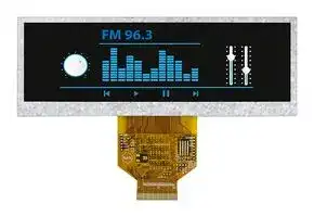 MCT052A6W480128LML: TFT LCD, 5.2 ", 480 x 128 Pixels, Landscape, RGB, 3.3V
