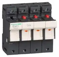 DF143NVC: Fuse Carrier, TeSys DF Series, Blown Fuse Indicator, 3P+N, 50 A, 690 VAC, 14 mm X 51 mm