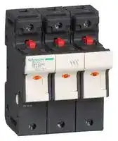 DF143VC: Fuse Carrier, TeSys DF Series, Blown Fuse Indicator, 3P, 50 A, 690 V, 14 mm X 51 mm