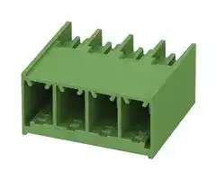1054546: Terminal Block, Header, 7.62 mm, 2 Ways, 41 A, 630 V, Through Hole Right Angle
