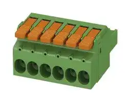 1716926: Pluggable Terminal Block, 7.62 mm, 6 Ways, 6 mm², Push In