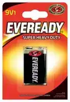 E300787100: Battery, 9 V, PP3, Zinc Chloride, 400 mAh, Snap Contact, 1