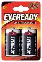 E300782100: Battery, 1.5 V, D, Zinc Chloride, Raised Positive and Flat Negative, 2