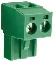 CTBP9208/2: Pluggable Terminal Block, 5.08 mm, 2 Ways, 28 AWG, 14 AWG, 1.5 mm², Clamp