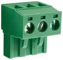 CTBP9208/3: Pluggable Terminal Block, 5.08 mm, 3 Ways, 28 AWG, 14 AWG, 1.5 mm², Clamp