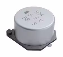 FCR0H104ZFTBR24: Supercapacitor, 0.1 F, 5.5 V, Solder, -20%, +80%, 2000 hours @ 85°C