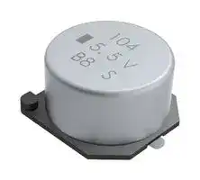 FCR0H104ZFTBR24: Supercapacitor, 0.1 F, 5.5 V, Solder, -20%, +80%, 2000 hours @ 85°C