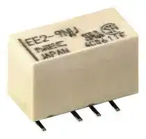 EE2-12NUH-L: Signal Relay, 12 VDC, DPDT, 2 A, EE2 Series, Surface Mount, Non Latching