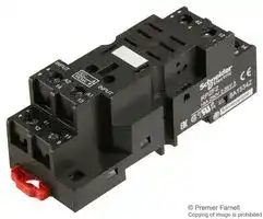 RPZF2: Relay Socket, DIN Rail, Screw, 8 Pins, 16 A, 250 VAC, RPZ Series
