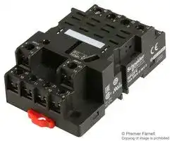 RPZF4: Relay Socket, DIN Rail, Screw, 14 Pins, 16 A, 250 VAC, RPZ Series